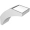 Ekena Millwork 6-in. W x 14-in. D x 14-in. H Thorton Architectural Grade PVC Knee Brace BRCP06X14X14THR - alternate 5